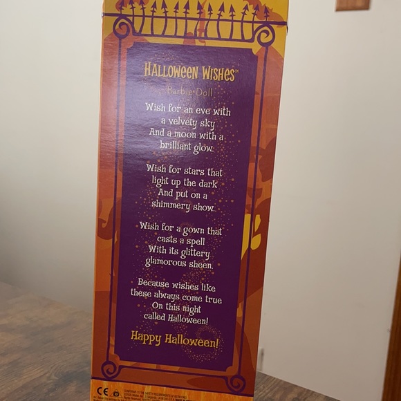 NIB, Halloween Wishes Barbie, Special Edition - Picture 6 of 6